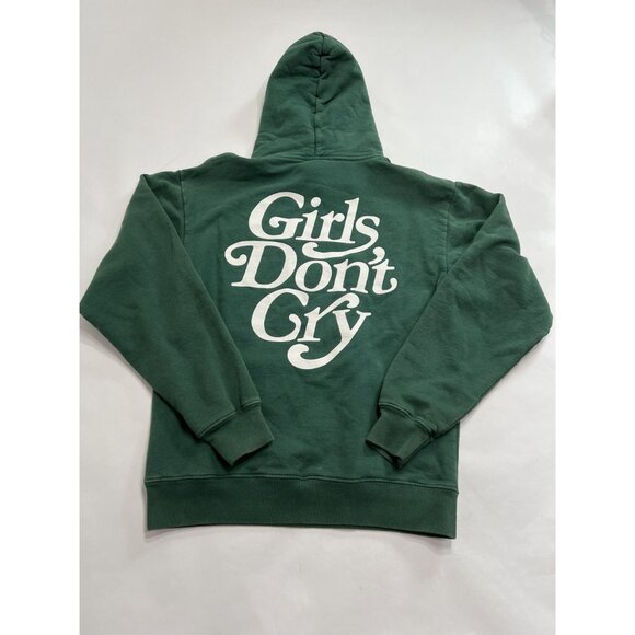 Girls Don't Cry GDC Logo Hoodie in Green - Picture 4 of 4